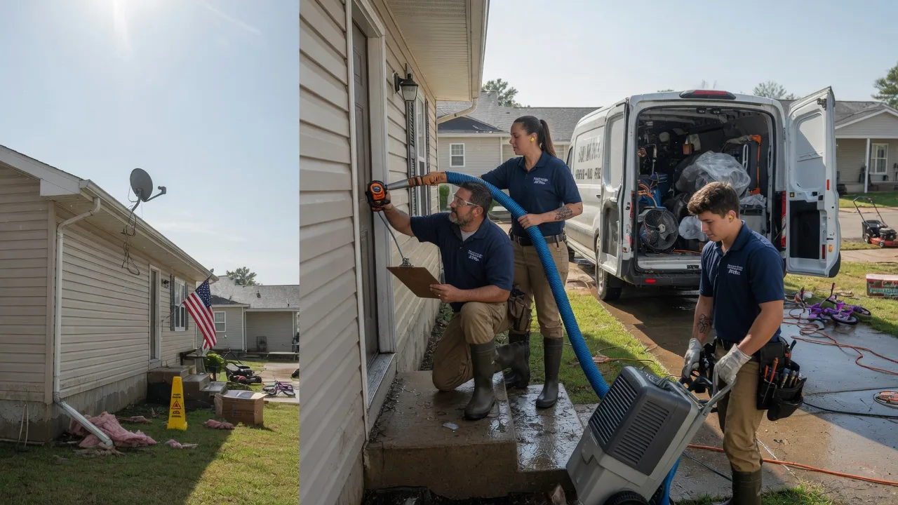 Ceiling Water Damage Restoration in Kunkle, OH near me